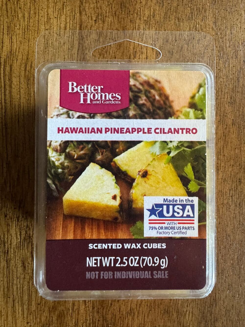 NWT Better Homes & Gardens Hawaiian Pineapple Cilantro Wax Melts 2.5 oz